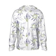 thumbnail image 2 of Lsque Lavender Flowers UPF 50+ Lightweight Sun Protection Men's Women's Long Sleeve Shirt, Hoodie Performance -3X-Large, 2 of 9