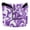 Purple White flow, variant on Haosy Purple White Flow Golf Mallet Putter Cover Strong Magnetic Leather Golf Club Headcover Closure
