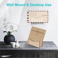 thumbnail image 4 of Mail Organizer Countertop Mail Holder Acrylic Mail Sorter for Desk Envelope Holder for Wall Office School, 4 of 5