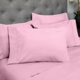 thumbnail image 2 of BED BATH N MORE Luxurious Ultra Soft 6-Piece Bed Sheet Set Pink Queen, 2 of 5
