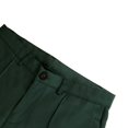 thumbnail image 6 of USNSM Dress Pants for Men Cotton Linen Stretch Business Suit Pants Casual Golf Pants Slim Fit Solid Pants Trouser Green XL, 6 of 7