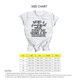 thumbnail image 4 of Camiseta holgada informal elástica con cuello redondo y estampado de letras de manga corta para mujer para verano, 4 of 4