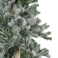 thumbnail image 4 of Northlight Medium Flocked Alpine Artificial Christmas Tree - 6' - Unlit, 4 of 6