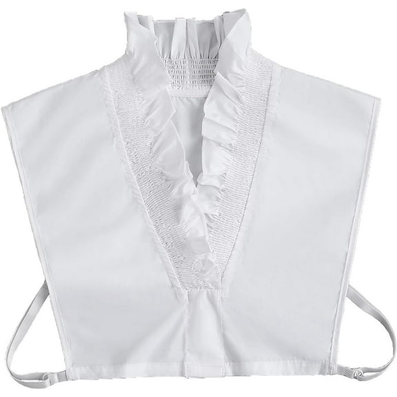 CAILDANL Half Shirts Layering for Women,Detachable Dickey Collar Blouse Half Shirts False Collar