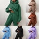 thumbnail image 4 of Women Tracksuit 2 Piece Sets Warm Hoodies Top Pant Suits Sweatshirts Outfits, 4 of 8