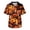 AR18-Yellow, variant on IYYVV Halloween Mens Scrub Tops Pumpkin Bat Pattern Nurse Shirt Funny V Neck Short Sleeve Nurse Uniform With Both Side Pocket Yellow 5XL