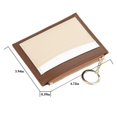 thumbnail image 2 of Women Card Wallet Color Patchwork Card Purse Coin Purse Credit Card Holder, 2 of 4