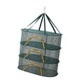 thumbnail image 2 of Red de secado colgante ligera con gancho de cremallera, cesta seca, rejilla para secar plantas Tres capas, 2 of 8