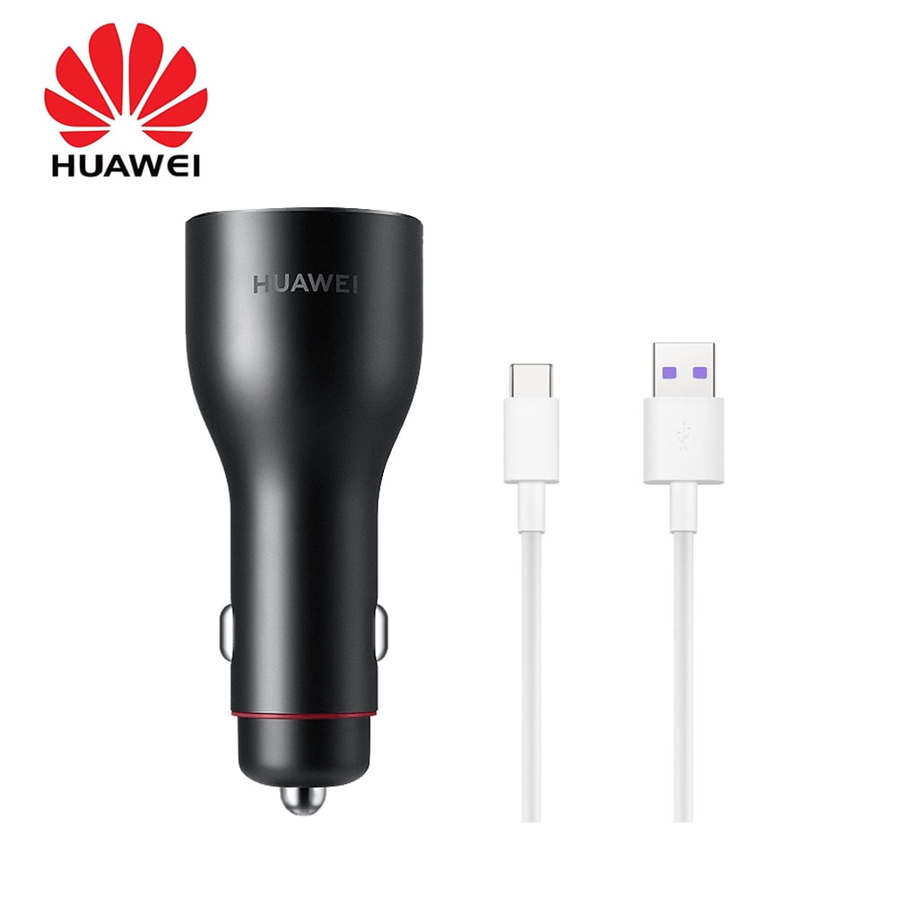 HUAWEI SuperCharge Car Max 40W Super Charge Adapter 5A TypeC Cable