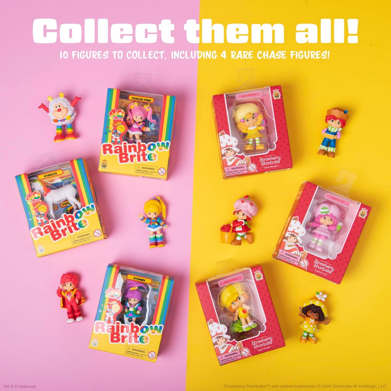 Rainbow Brite 2.5" Collectible Figures - Case of 12 Assorted Figures