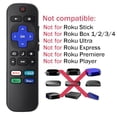 thumbnail image 3 of Universal Remote Control Replacement for Roku TV All Models,Compatible for TCL/Hisense/Sharp/Philips/Onn/Element/Insignia/JVC/RCA R0KU Smart TVs (Not for RokuStick,Box and Players), 3 of 7