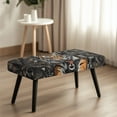thumbnail image 3 of Xoenoiee Tiger Camo Pattern Stretch Rectangle Dining Bench Cover Anti-Dust Removable Bench Slipcover Machine Washable Seat Cushion Protector for Bedroom, Kitchen, Hotel, Banquet, 3 of 7