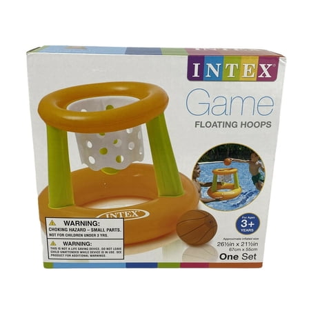 Intex 58504EP Floating Hoops Basketball Game Multi-Color, Great Summer Pool Game
