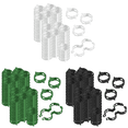 thumbnail image 1 of 100 Uds Clips Soporte para Plantas Plástico Reutilizables Tomate Vegetal () Blanco, 1 of 9