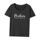 thumbnail image 3 of Camiseta para mujer, disfraz suave de verano, camisa con cuello redondo para vacaciones, playa, regalo para mujer SG, 3 of 7