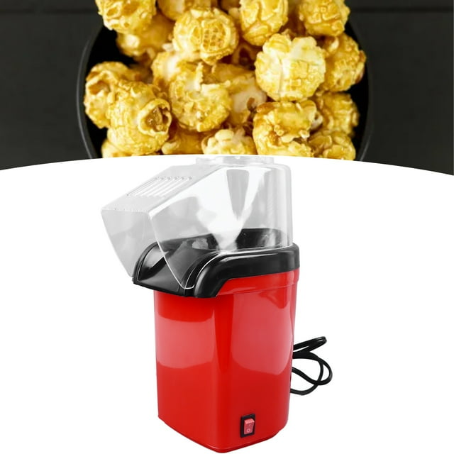 Electric Popcorn Maker, Hot Air Popper Small Durable Safe for Party