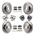 thumbnail image 1 of Transit Auto Front Rear Hub Bearings Assembly Disc Brake Rotors and Semi-Metallic Pads Kit (10Pc) for Car 2006-2007 Subaru B9 Tribeca - Left Right Side (Driver Passenger) KBB-125243, 1 of 11