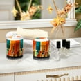 thumbnail image 4 of Yayeee 4 Pack Qtip Holder Bathroom Cotton Swab Canister with Lid Clear Dispenser Set, Colorful Cocktails, 4 of 6