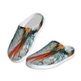 thumbnail image 2 of KLL Exotic Birds Forest Pattern Adult Unisex Cozy Slippers,Fuzzy Slip-on Slippers TPR Sole Slippers Comfort Plush Home Footwear for Indoor & Outdoor-35/36, 2 of 7
