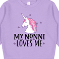 thumbnail image 3 of Inktastic My Nonni Loves Me Girl Unicorn Toddler Sweatshirt, 3 of 4