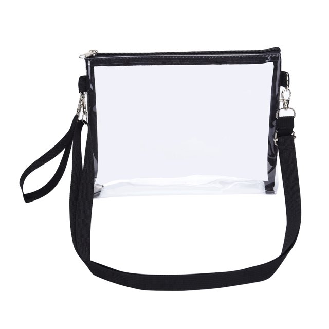 Bolsa De Hombro Bolso de hombro de PVC transparente Bolsos cruzados de moda para regalo de cumpleaños negro Ndcxsfigh Para Estrenar