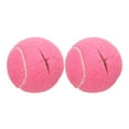 thumbnail image 1 of Uxcell 2 Pcs Pelotas de Tenis Precutadas para Andadores, Accesorios Universales de Pelotas Deslizantes Precutadas para Protección de Patas de Muebles y Pisos, Rosa Oscuro, 1 of 6
