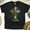 Black, variant on Christian Cross Graphic T-Shirt Grow in Grace Bible Verse, Navy, Size M