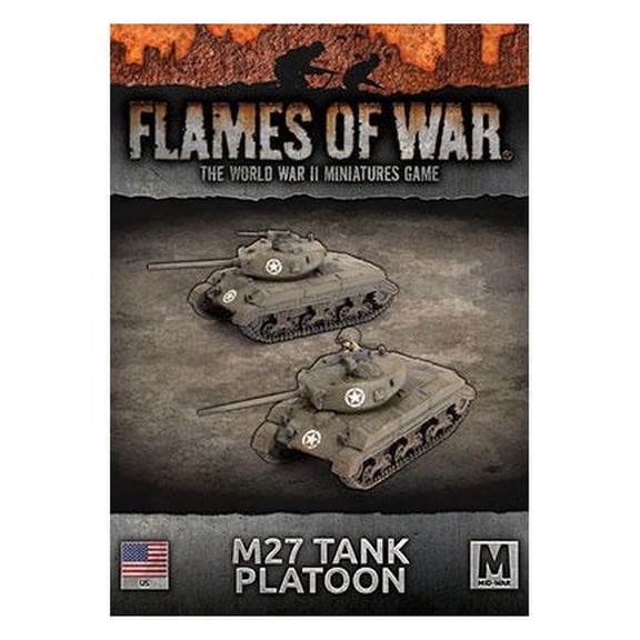 Flames of War: US M27 Tank Platoon (Mid-War)