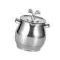 thumbnail image 4 of CarpNettore Container Lard Strainer Stainless Steel Easy Grip Handle Multi Purpose Pot Saver 1.5 L 10cmx18cm, 4 of 9