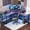 Gray Oak, variant on Casacomoda Computer Desk L Shaped, 51 Inch Reversible L Shaped Desk, Gaming Desk, Corner Desk, Gaming Table, Carbon Fiber Black