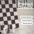 thumbnail image 4 of Elborse Marble Chess Set 12" White & Oceanic Family Board Games, 32 Chess Pieces & 2 Extra Queens, Travel Chess Set, Strategy Board Games for Adults, 4 of 7