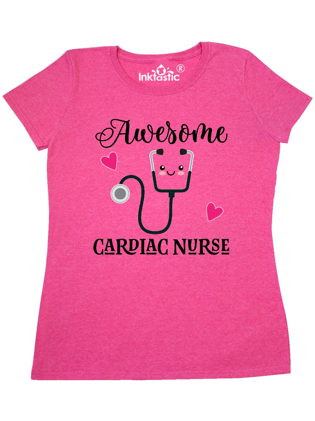 INKtastic Cardiac Nurse Appreciation Gift Women's TShirt Walmart