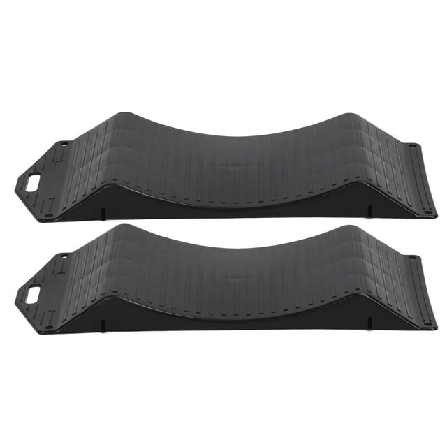 Tire Saver Ramps Heavy Duty Powerful Load Bearing Capacity 2PCS Anti Slip Blocks Easy Storage for Car Truck SUV RV Trailer Protect Tires with Professional