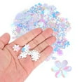 thumbnail image 5 of Confetti FlowerShaped Glitter Sequins Spangles Party Wedding Sprinkle Part Decoration Supplies(Colorful White ), 5 of 8