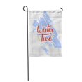 thumbnail image 1 of JSDART Winter Time Motivation Saying Creative Raster and Ready Labels Garden Flag Decorative Flag House Banner 28x40 inch, 1 of 1