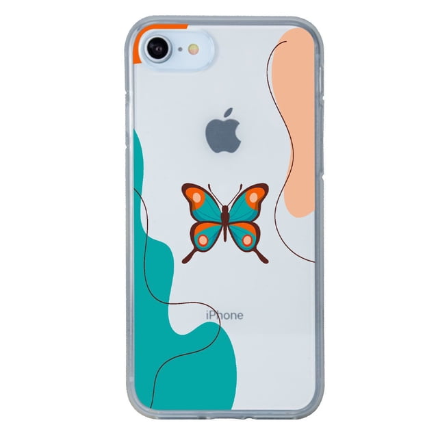 Funda Antigolpes InstaCase para iPhone SE 2020 Mariposas Central