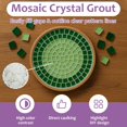 thumbnail image 2 of Pastina para mosaico 1DFAUL 200 g blanco cristal para manualidades DIY, 2 of 7