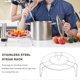 thumbnail image 4 of Household Stainless Steel Cooking Ware Steaming Rack Stand, 4 of 5