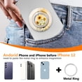 thumbnail image 3 of Soporte anillo magnético para celular ZypopZy giratorio 360° ajustable con diseño de girasol, 3 of 7