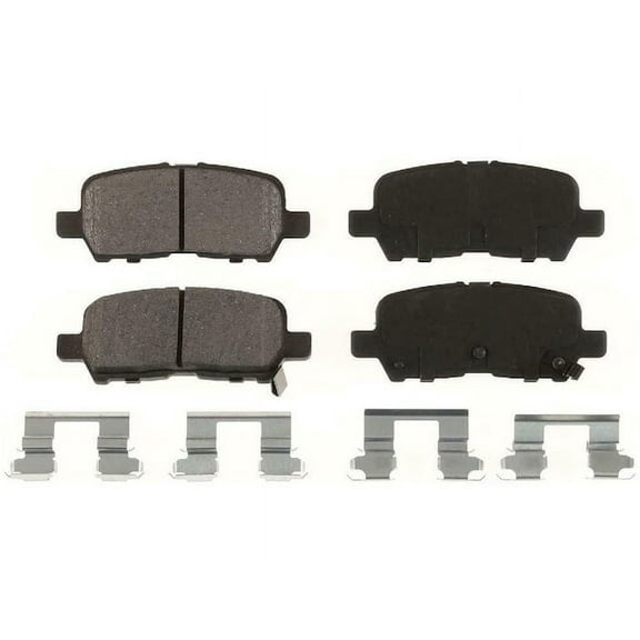 Rear Brake Pad Set - Compatible with 2014 - 2016 Chevy Impala Limited 2015