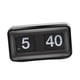 thumbnail image 3 of Reloj retro Reloj de flip, reloj digital de reloj de mesa, reloj de escritorio de flip para mesa de comedor, hogar, cocina, decoración de dormitorios Negro, 3 of 8