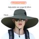 thumbnail image 2 of Sombrero Visera para el sol para hombre Sombrero de pescador Sombrero grande Protector solar UV Sombrero de pescador Sombrero para el sol de verano, 2 of 5
