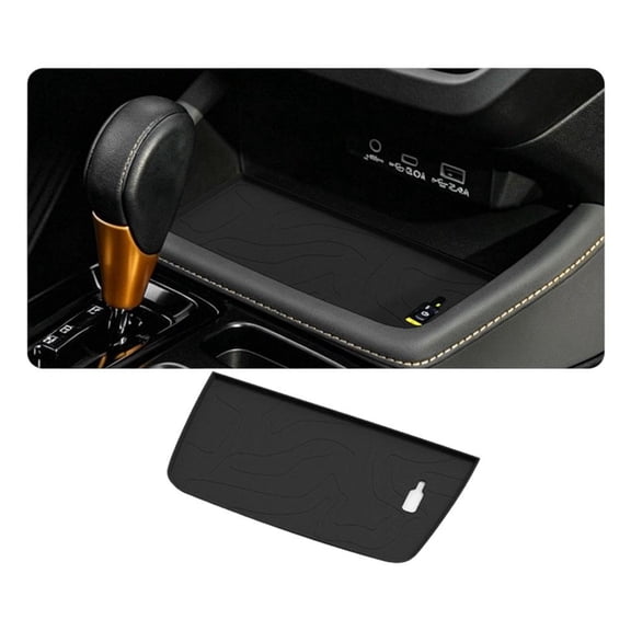 Center Console Wireless Charging Mat for Forester 2025-2026, Anti-Slip Silicone Pad