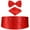 Red, variant on Eease 3 Pcs Men's Satin Cummerbund Bow Tie with Handkerchief for Weddings Parties Proms