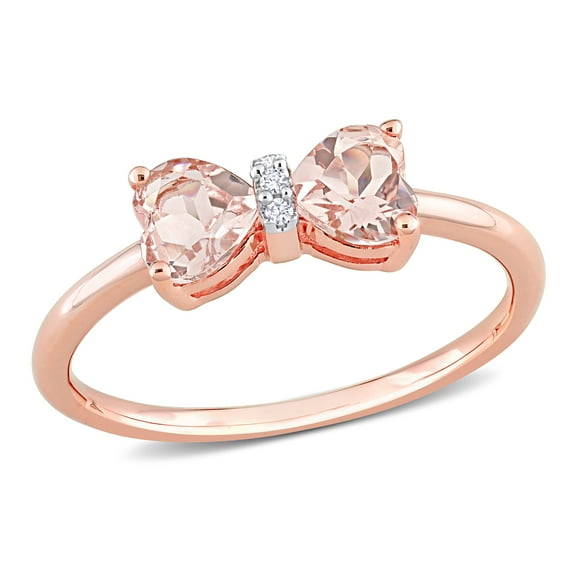 Everly Women's Morganite 10k Rose Gold Ring