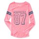thumbnail image 2 of Camiseta gráfica Aeropostale para mujer con purpurina 87 rosa pequeña, 2 of 2
