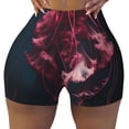 thumbnail image 2 of Fotbe Mesmerizing Pink Jellyfish Shorts Sin Costuras – Shorts Deportivos de Cintura Alta para Mujer, Elásticos para Gimnasio, Yoga, Running o Ciclismo-X-Large, 2 of 8