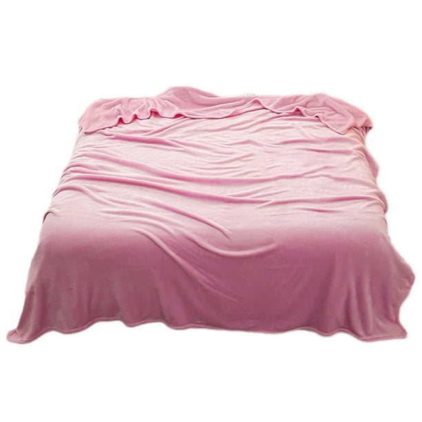 Manta de Lanzamiento Suave Manta de Cama de Lana - Lanzamiento Ligero de Aire Acondicionado para Todas las Estaciones - Cubierta Suave Y Acogedora O Mantas de Lanzamiento de Esterilla para la Cama
