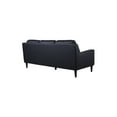 thumbnail image 2 of Porter Designs Lazio High Quality Leather Sofa - Black, 2 of 6