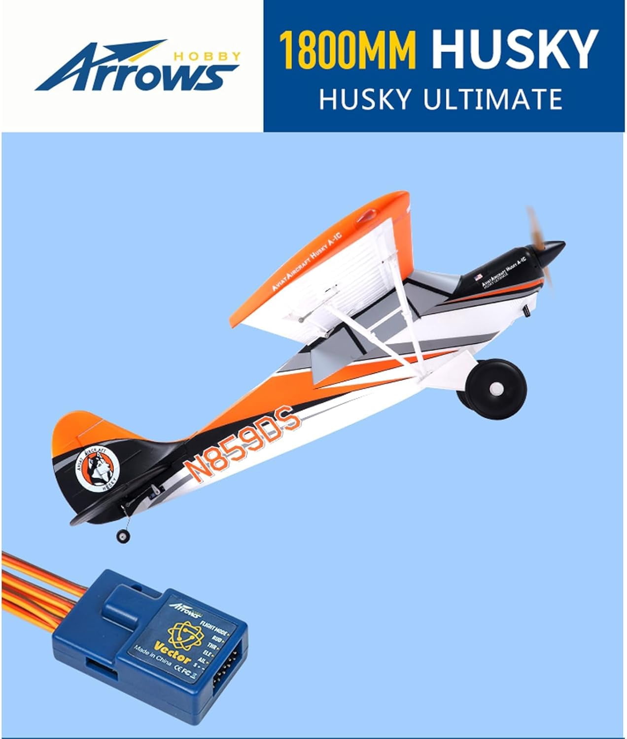 Arrows Husky 1800mm PNP Ultimate with Vector Flight Stabilization System